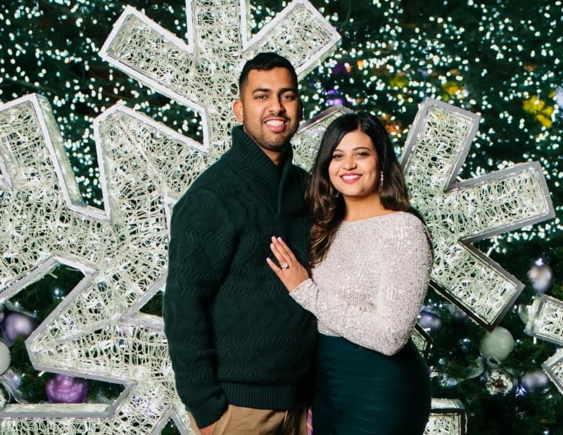 Dr. Goyal with his family, showing his commitment to family values