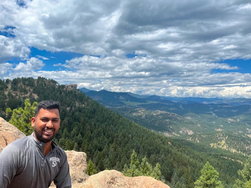 Dr. Goyal enjoying outdoor activities and maintaining an active lifestyle