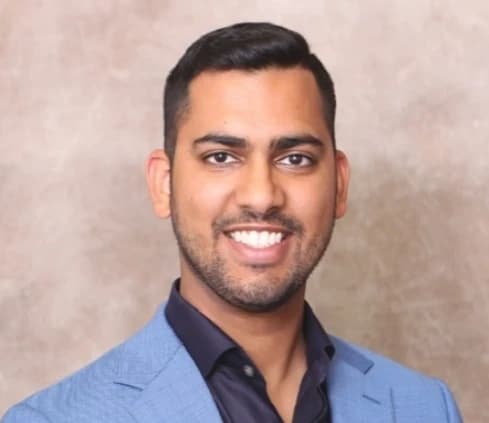 Dr. Goyal welcoming patients at Serenity Dental and Orthodontics